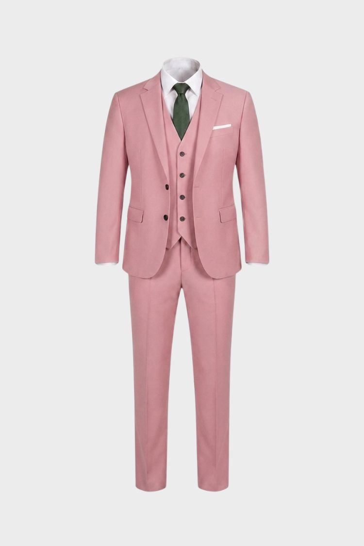 Men's 3-Piece Suit with Vest