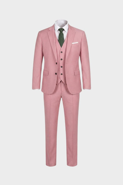 Men's 3-Piece Suit with Vest