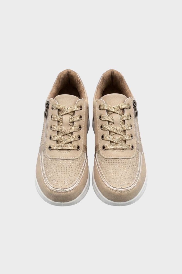Women's Zip and Lace Sneakers