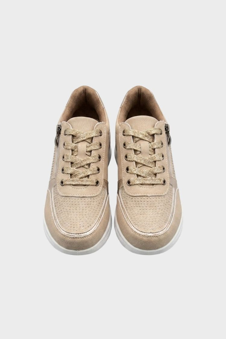 Women's Zip and Lace Sneakers