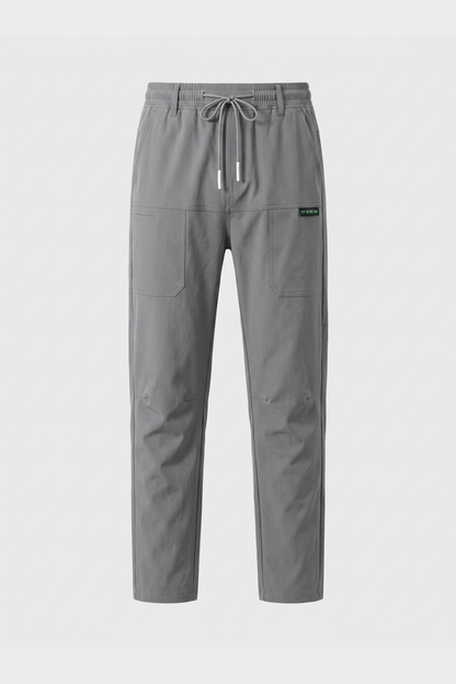 Men's Slim Fit Trousers with Pockets