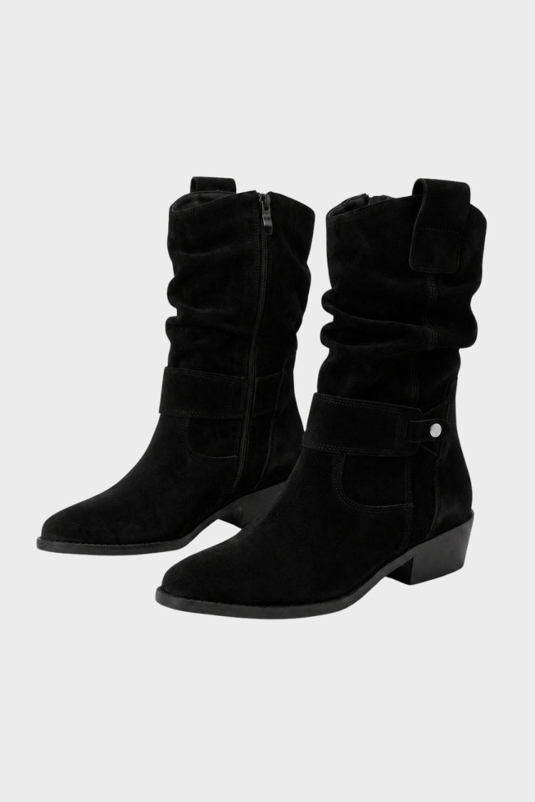 Women's Slouch Mid-Calf Boots | Buckle