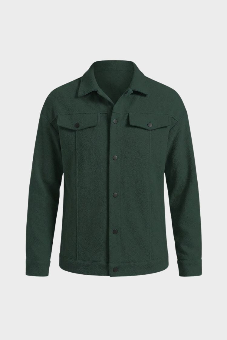 Men's Trucker Jean Jacket | Snap Closure