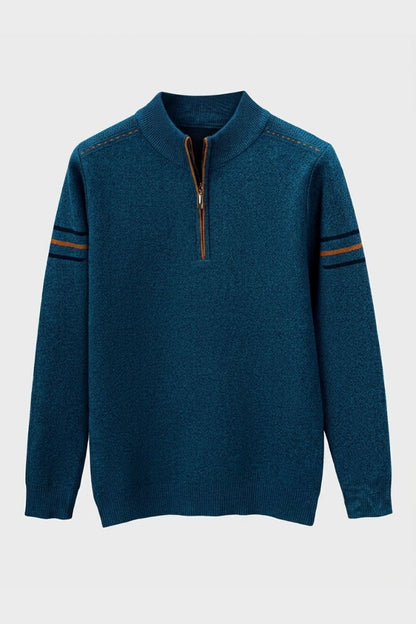 Men's Quarter-Zip Sweater | Stand Collar