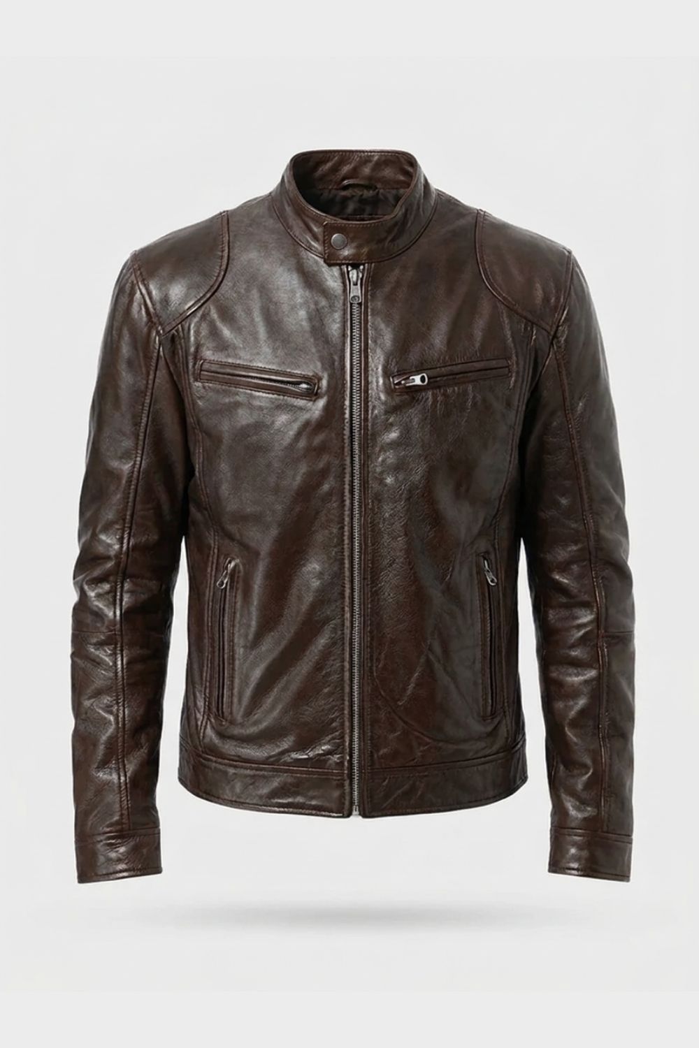 Men's Biker Jacket | Zip Cuffs