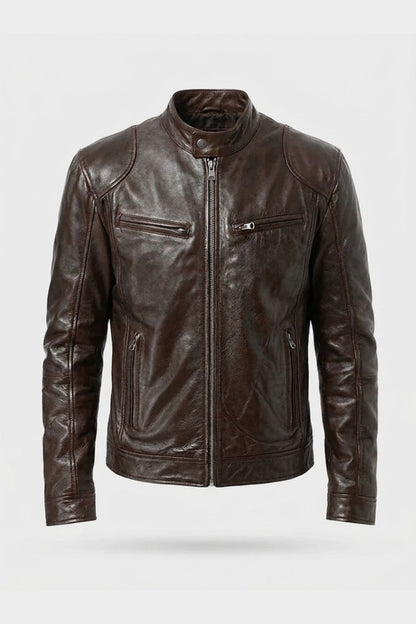 Men's Biker Jacket | Zip Cuffs