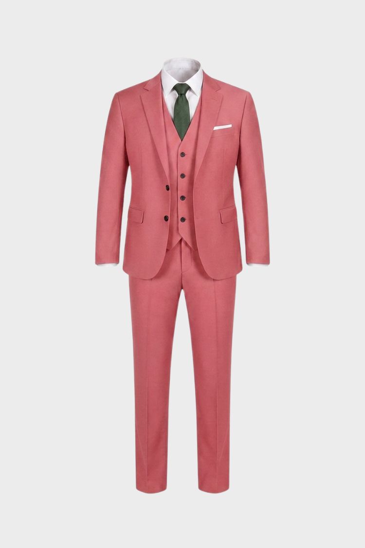Men's 3-Piece Suit with Vest