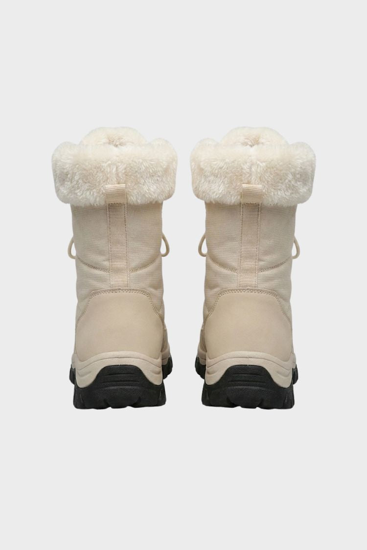 Women's Lace-Up Snow Boots | Treaded Sole