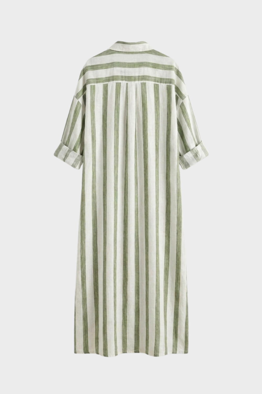 Women's Striped Shirt Dress | Maxi
