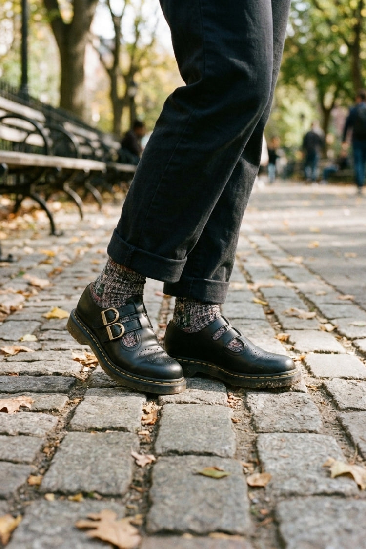 Women's Buckle Mary Jane Shoes | Round Toe