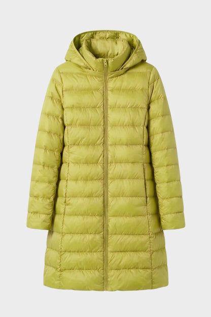 Women's Long Puffer Jacket | Hooded