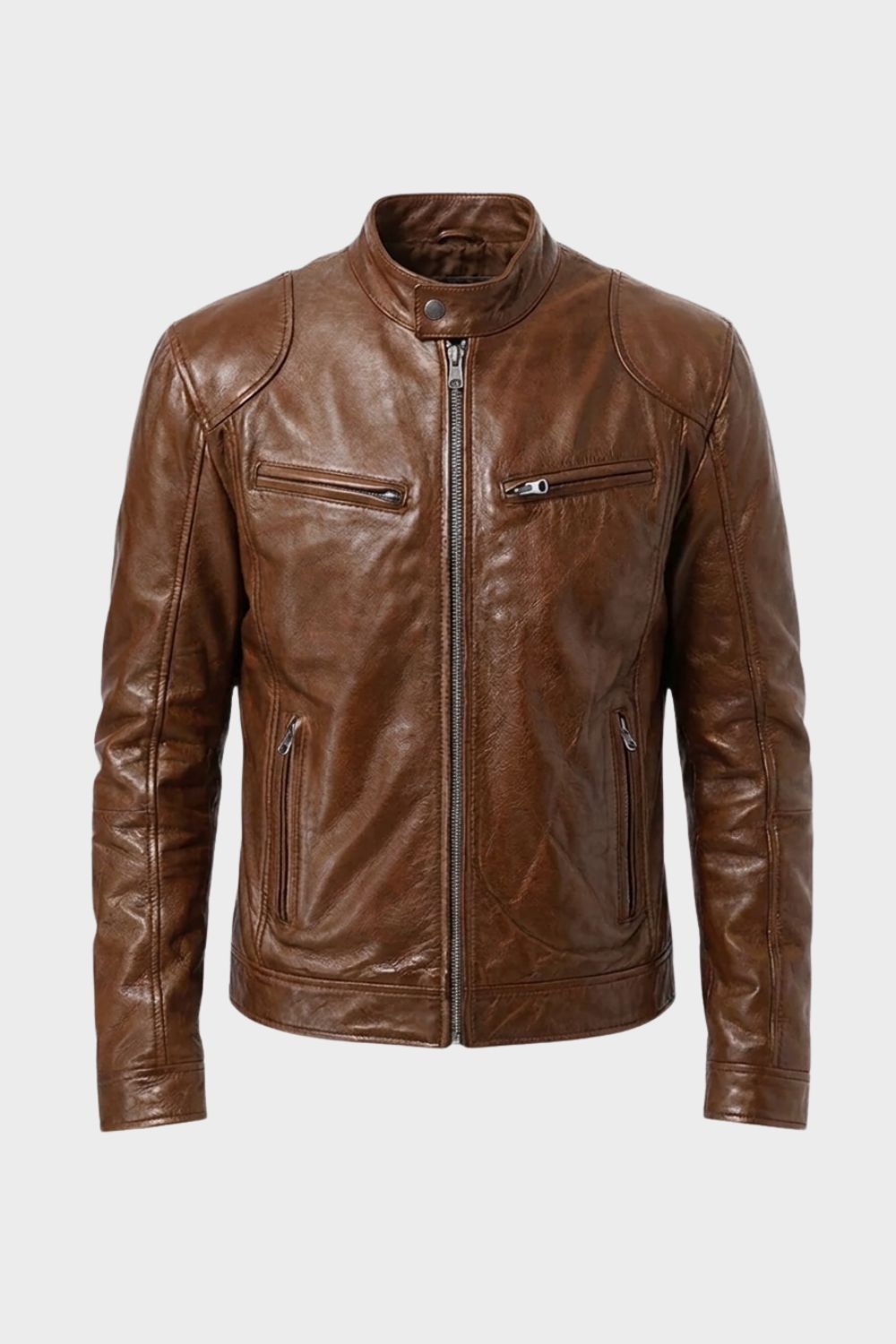 Men's Biker Jacket | Zip Cuffs