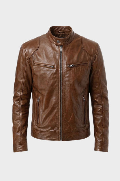 Men's Biker Jacket | Zip Cuffs