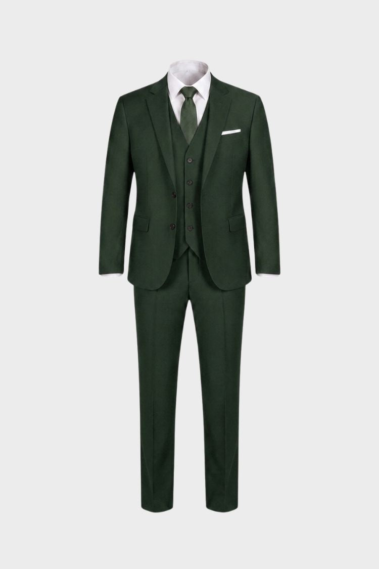 Men's 3-Piece Suit with Vest