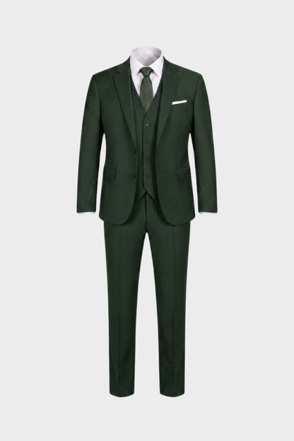 Men's 3-Piece Suit with Vest