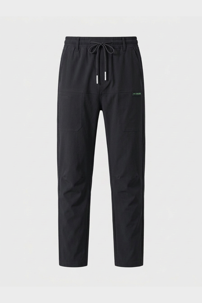Men's Slim Fit Trousers with Pockets