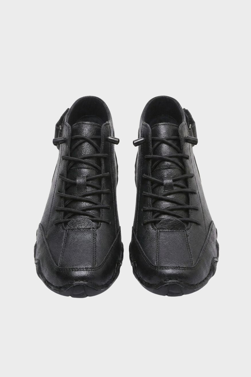 Men's Laced Sneakers with Profile Sole