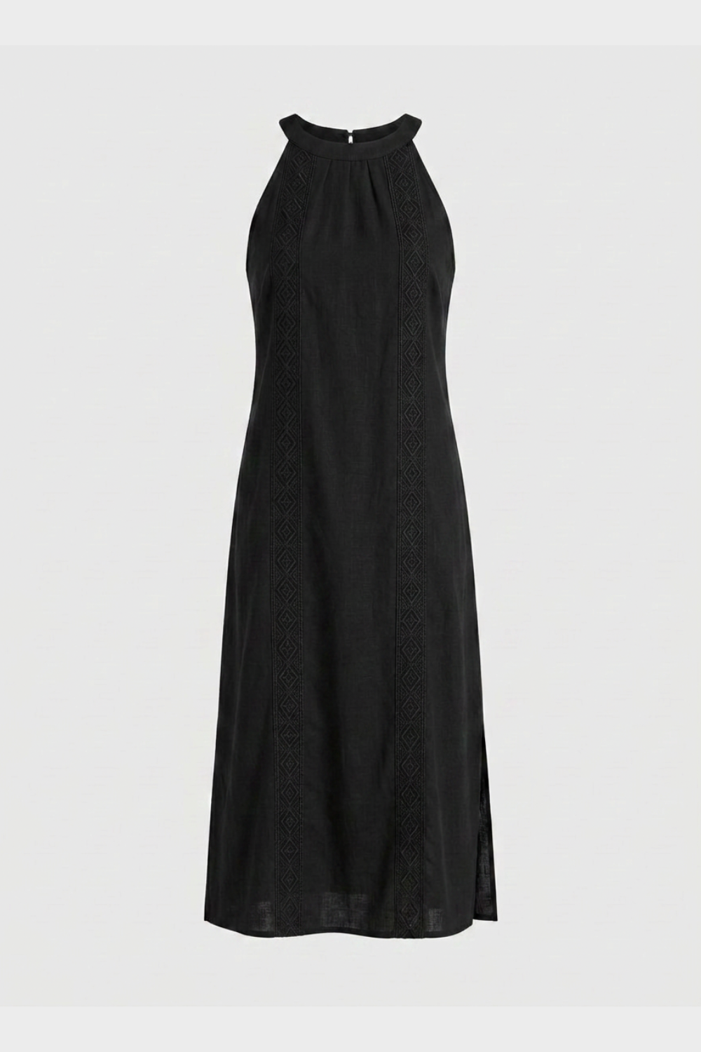Women's Sleeveless High Neck Dress | Maxi