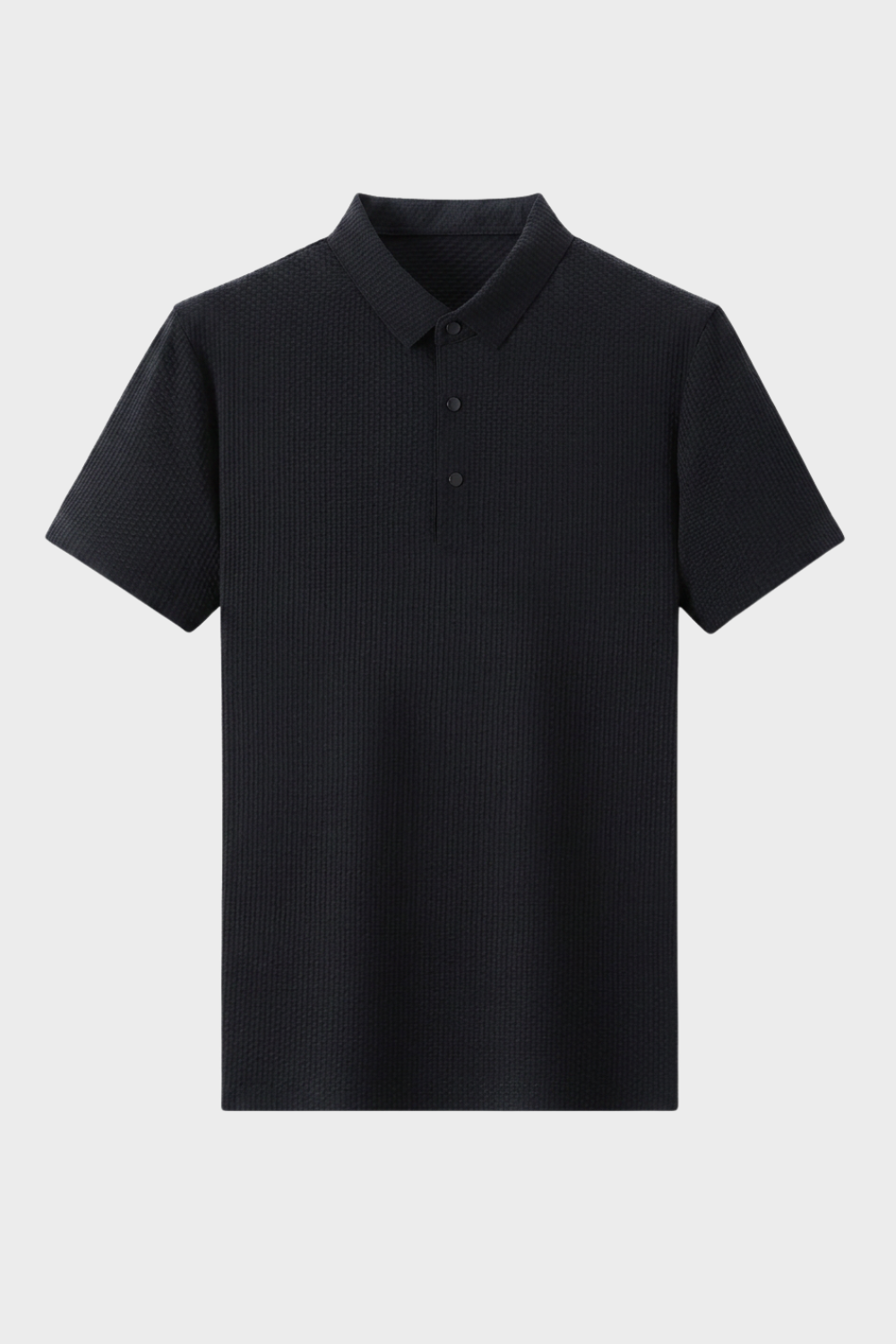 Men's Short Sleeve Polo Shirt with Buttons