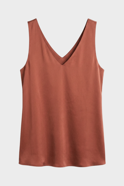 Sleeveless V-Neck Top for Women