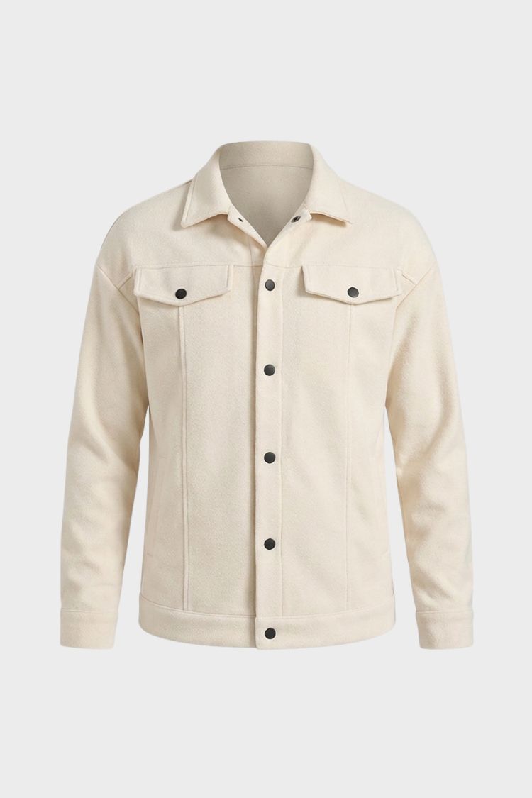 Men's Trucker Jean Jacket | Snap Closure
