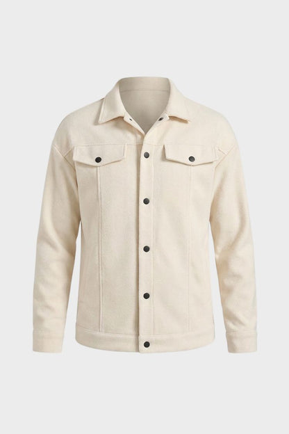 Men's Trucker Jean Jacket | Snap Closure