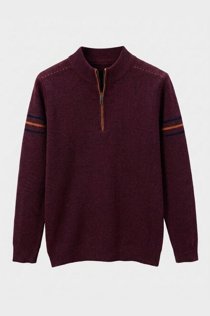 Men's Quarter-Zip Sweater | Stand Collar