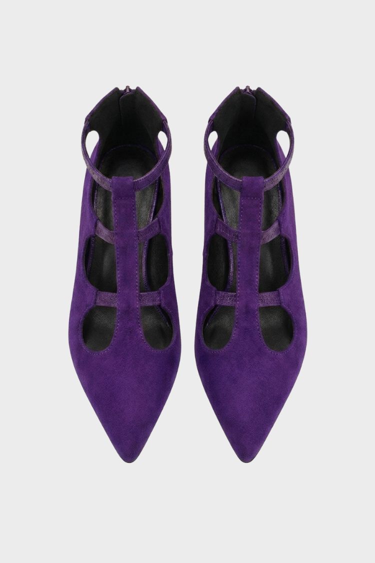 Women's T-Strap Pumps | Pointed Toe