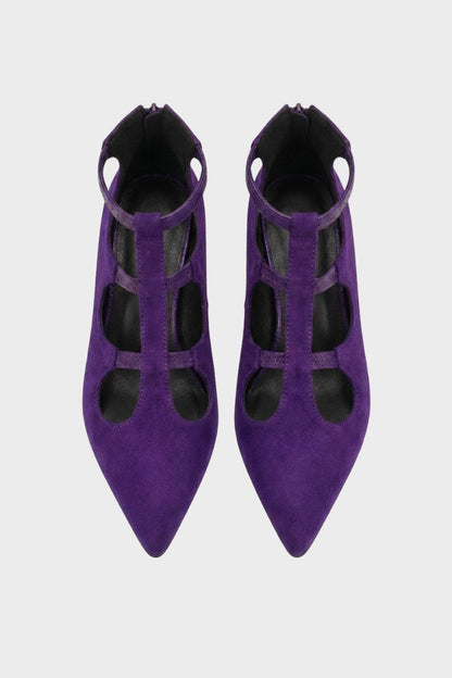 Women's T-Strap Pumps | Pointed Toe