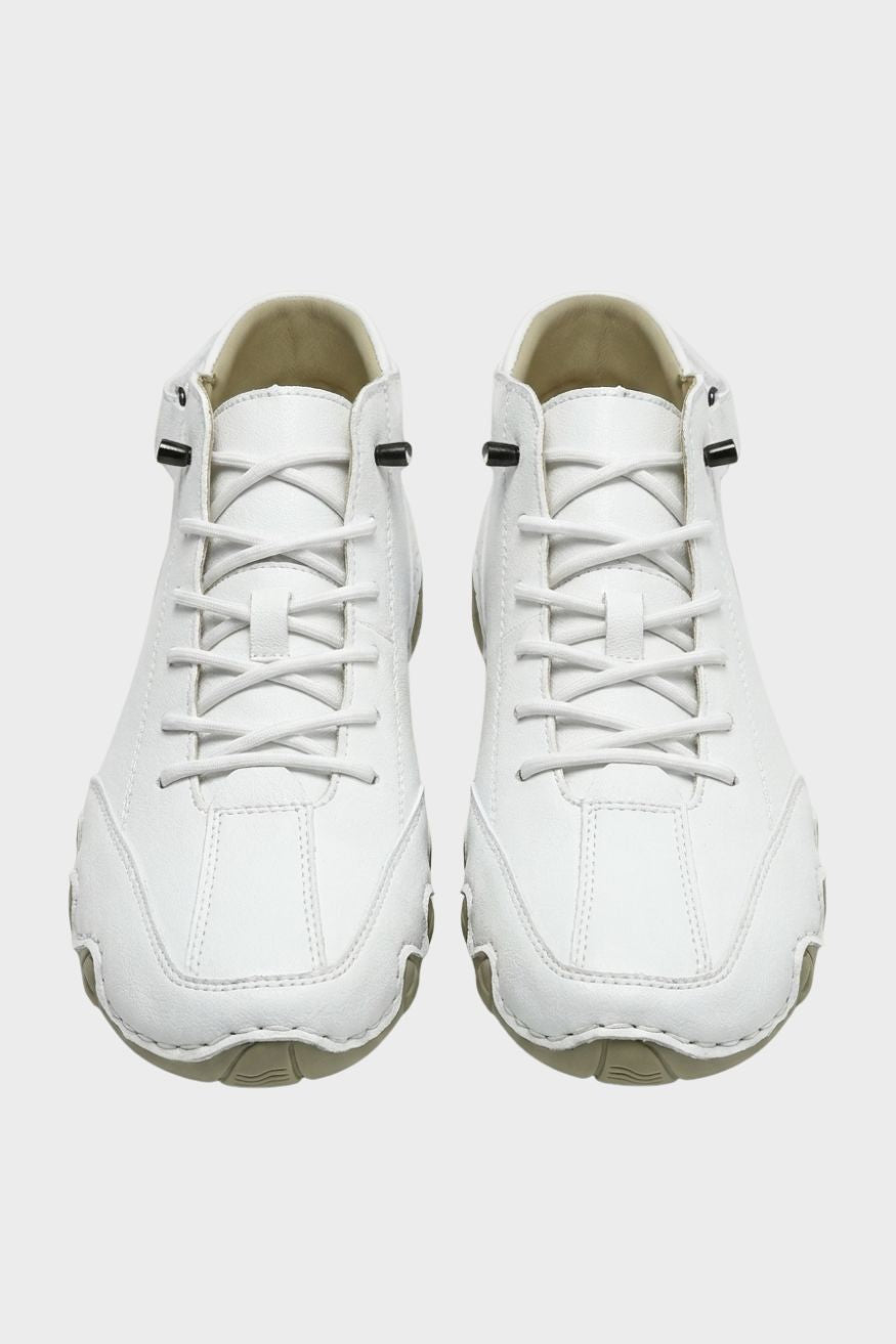 Men's Laced Sneakers with Profile Sole
