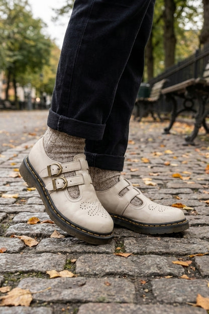 Women's Buckle Mary Jane Shoes | Round Toe