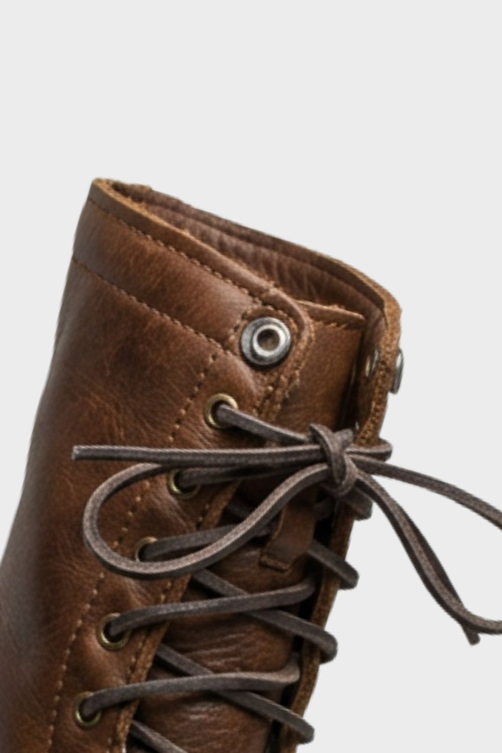 Men's Lace-Up Combat Boots | Foldover Cuff