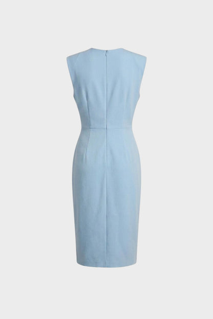 Women's Ruched Pencil Midi | Keyhole