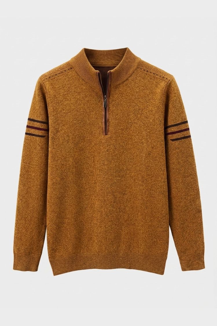 Men's Quarter-Zip Sweater | Stand Collar
