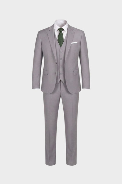 Men's 3-Piece Suit with Vest