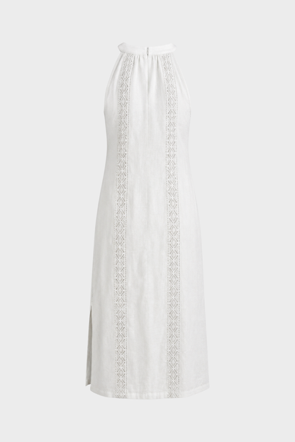 Women's Sleeveless High Neck Dress | Maxi