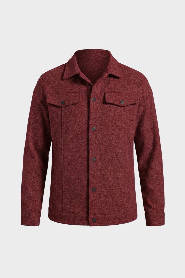 Men's Trucker Jean Jacket | Snap Closure