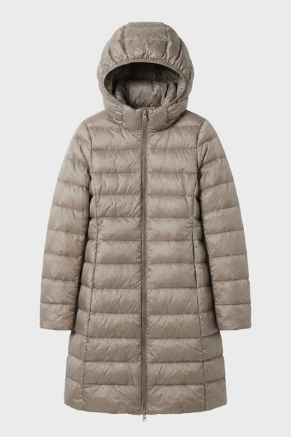 Women's Long Puffer Jacket | Hooded