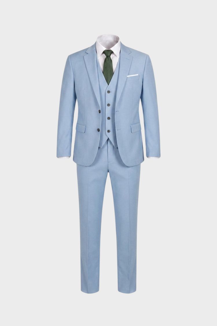 Men's 3-Piece Suit with Vest