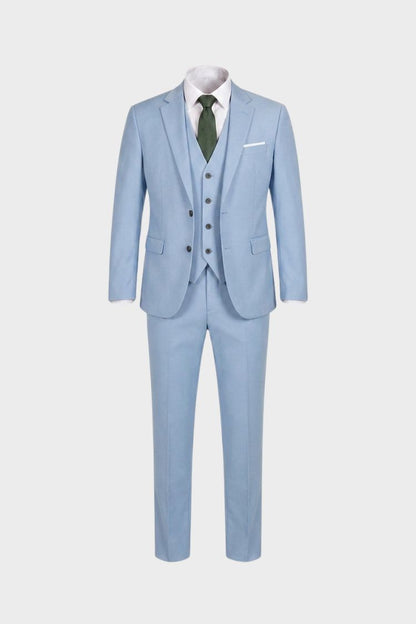 Men's 3-Piece Suit with Vest