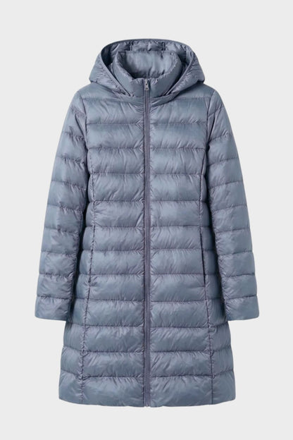 Women's Long Puffer Jacket | Hooded