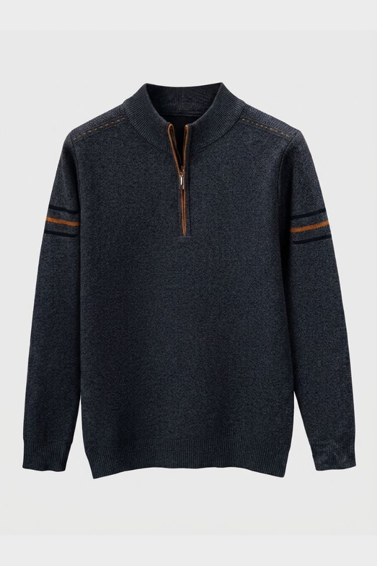 Men's Quarter-Zip Sweater | Stand Collar
