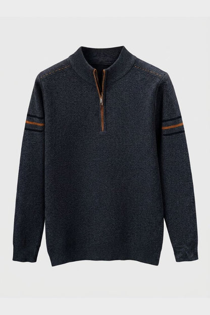 Men's Quarter-Zip Sweater | Stand Collar