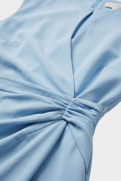 Women's Ruched Pencil Midi | Keyhole