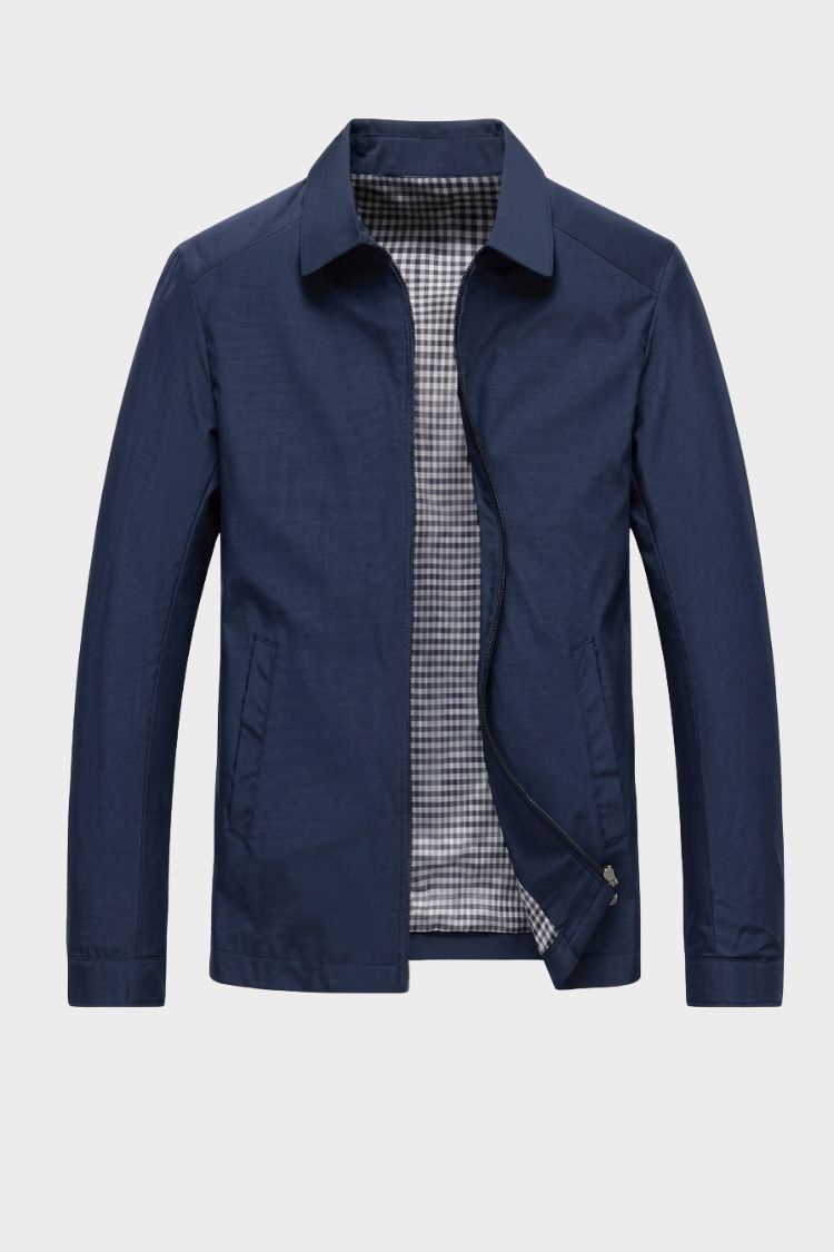 Men's Harrington Jacket | Spread Collar