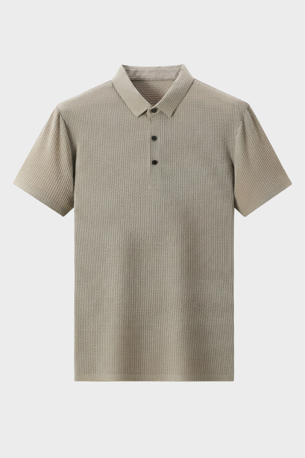 Men's Short Sleeve Polo Shirt with Buttons