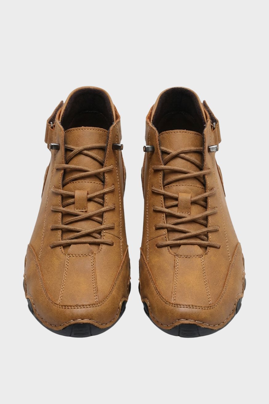 Men's Laced Sneakers with Profile Sole