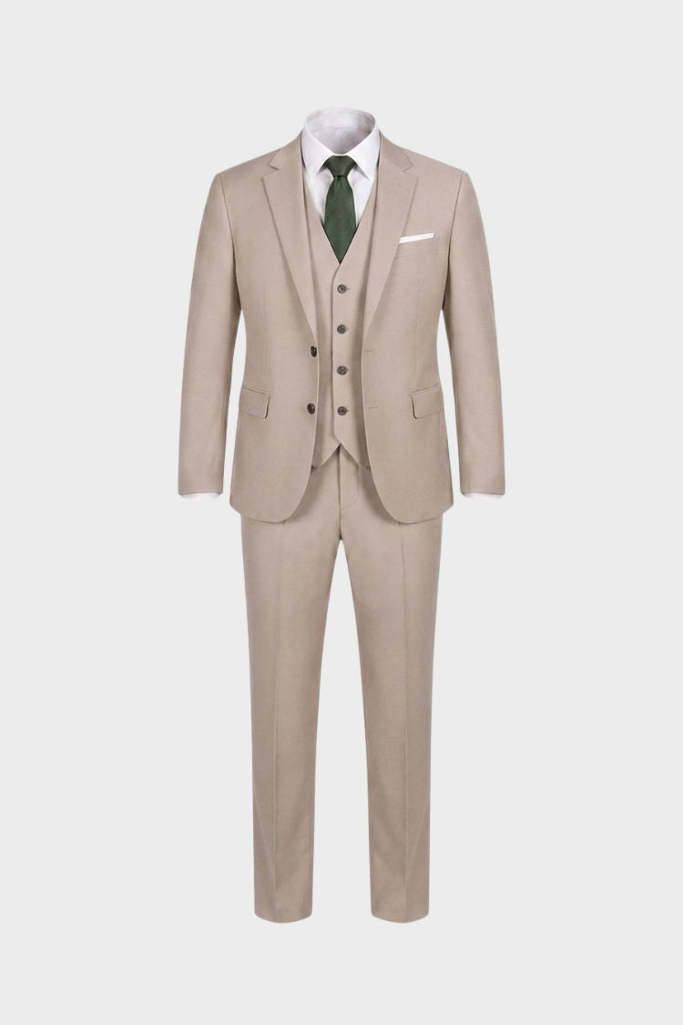 Men's 3-Piece Suit with Vest