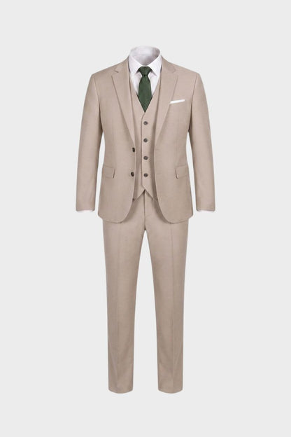 Men's 3-Piece Suit with Vest