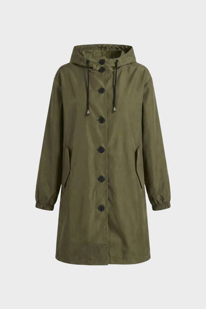 Women's Hooded Parka Coat | Knee-Length